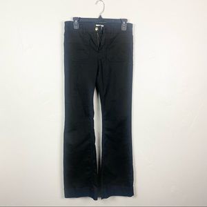 H&M | Black Slight Minimal Flare High Waisted Jeans Size 8